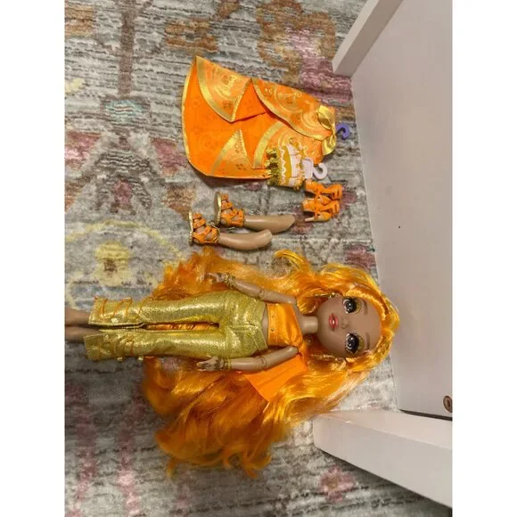 Rainbow High Fashion Doll- Meena Fleur (Saffron Gold)